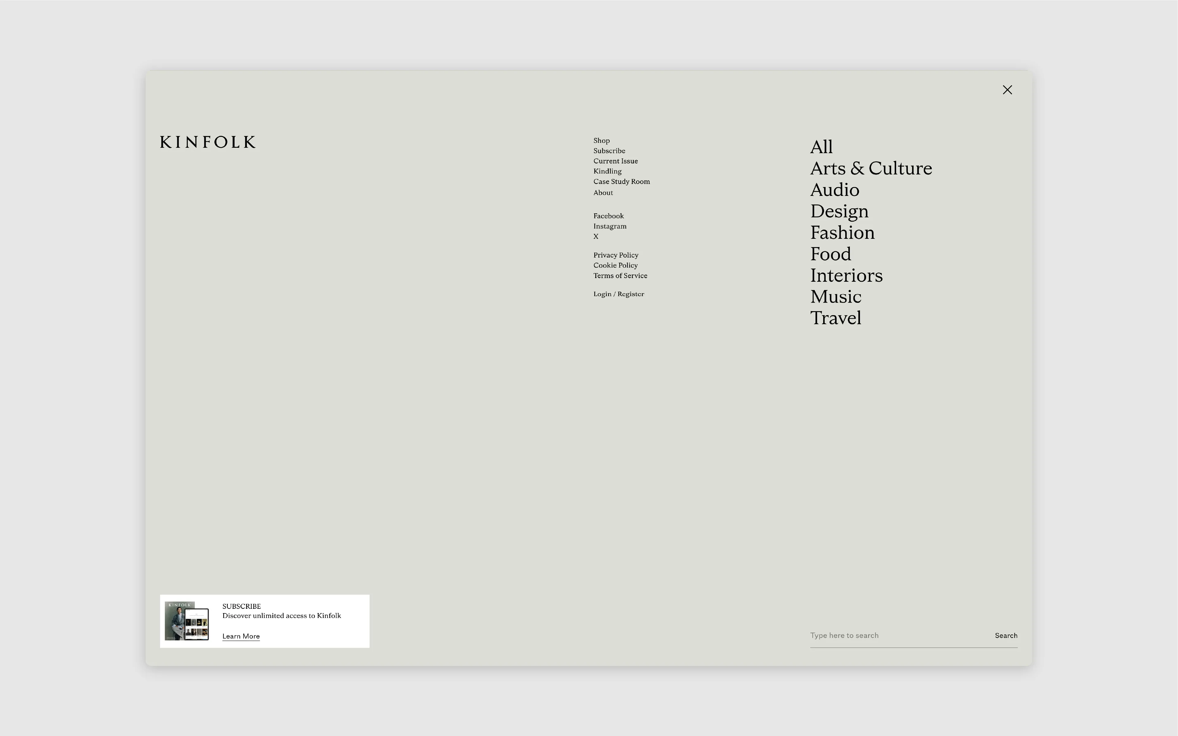 kinfolk gallery image